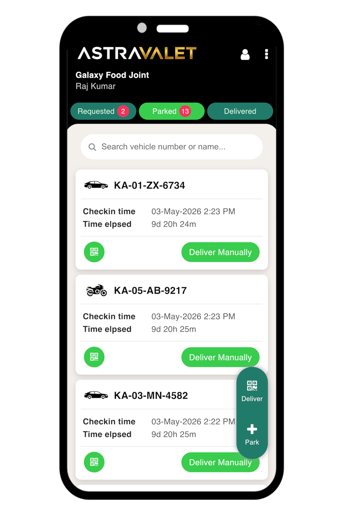 AstraValet Mobile App